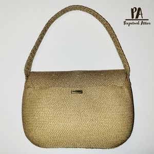 Eric Javits Squishee Natural Woven Purse